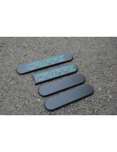 kit logos d'ailes arrières enjoliveur de custode PEUGEOT 205 GTI GRIFFE